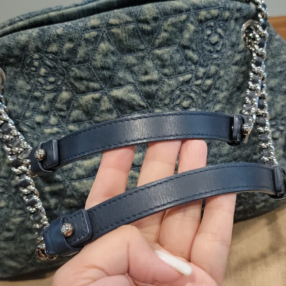 SOLD Rare & authentic CHANEL denim bag - Picture 10 of 15